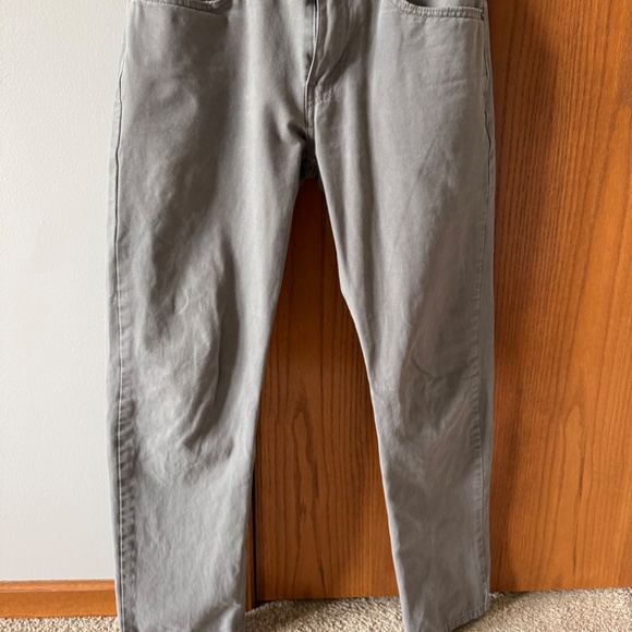 Levis 502 Taper Fit Gray Mens Jeans 29x30 - Picture 2 of 5